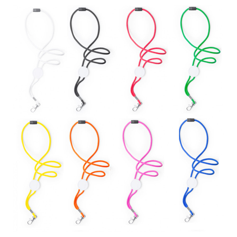 Central Logo Branded Lanyards Colours