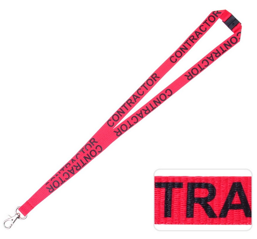 Image of Contractor Lanyards Pre-Branded