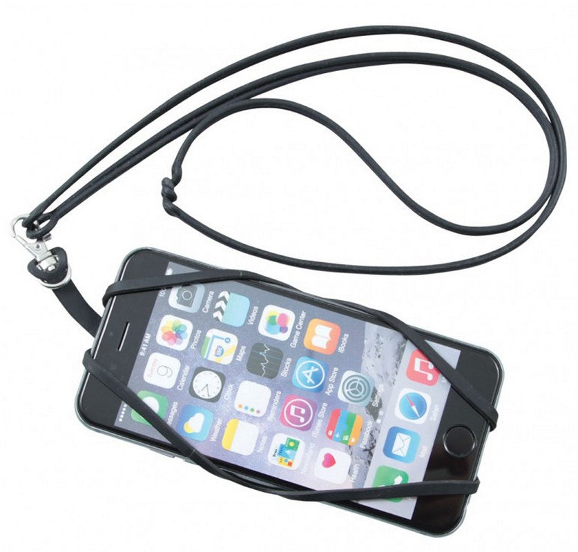 Logo Emblazoned Smart Phone Holder Lanyards Front