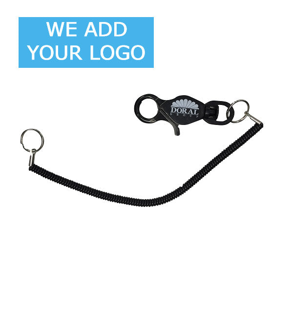 Logo Printed Bungee Coil Lanyards