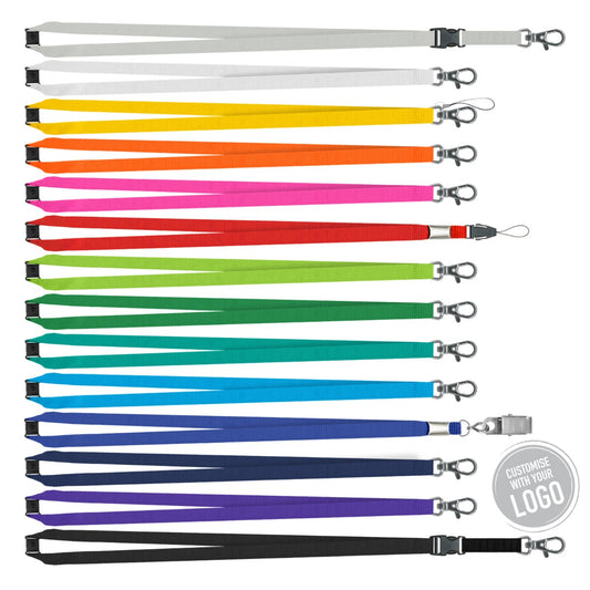 Image of Looptag Polyester Lanyards 12mm