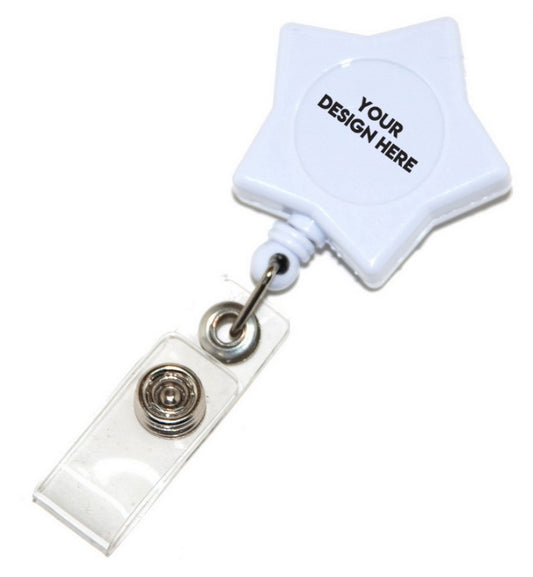 Star Shape Retractable Badge Holders