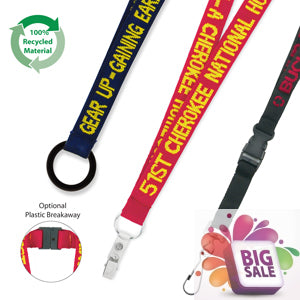 Image of Thick Woven Conference Lanyard